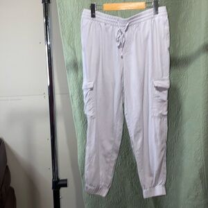 BANANA REPUBLIC Joggers, Light Beige, Lightweight, Comfy, (Size M) ~6463-001